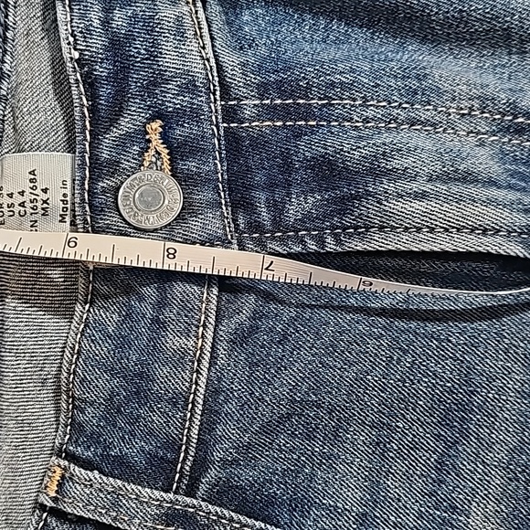 🌞H&M Regular Waist Flared Blue Jeans 15" Waist - Picture 3 of 7